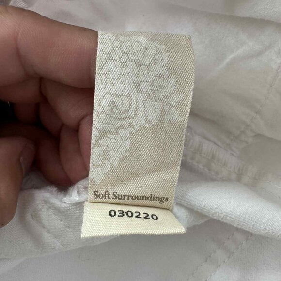 Soft Surroundings White Lace Ankle Jeans - Picture 15 of 15